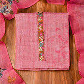 Linen Pink Unstitched Suit